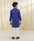 Boys Blue Printed Cambric Suit